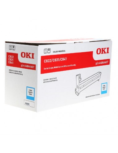 OKI C822  C831  C841C - Tambour authentique 44844407 - Cyan Jusqu'à 80% De Réduction