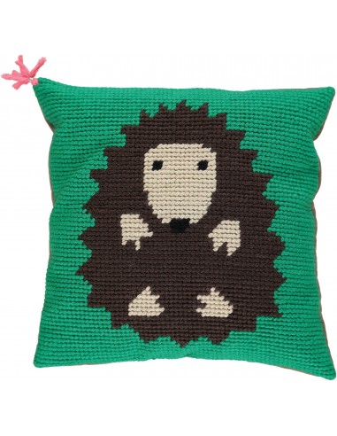 Handmade Tapestry Cushion/Hedgehog s'inspire de l'anatomie humaine