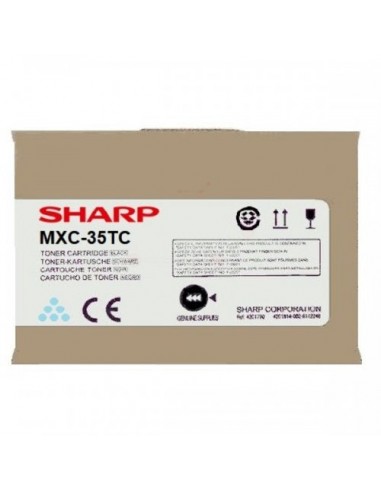 Sharp 35 - Toner authentique MXC35TC - Cyan paiement sécurisé