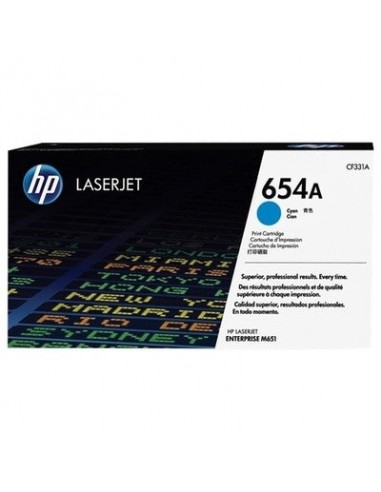 Hp 654A - Toner authentique CF331A  654A - Cyan Voir les baskets