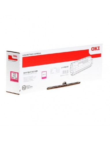 Toner authentique Oki 44844506 - Magenta 2023