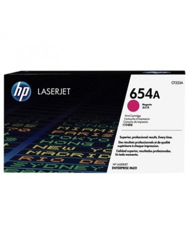 Hp 654A - Toner authentique CF333A  654A - Magenta destockage