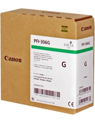 Canon UPFI306G Cartouche originale 6664B001  PFI306G - Vert shop