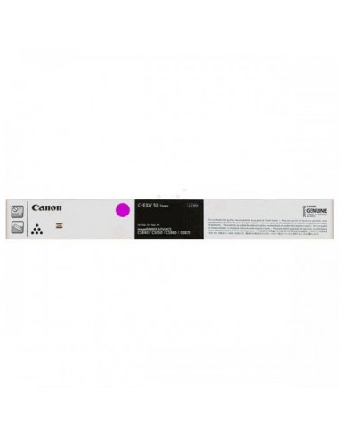 Canon EXV58 - Toner authentique 3765C002 - Magenta pas cher