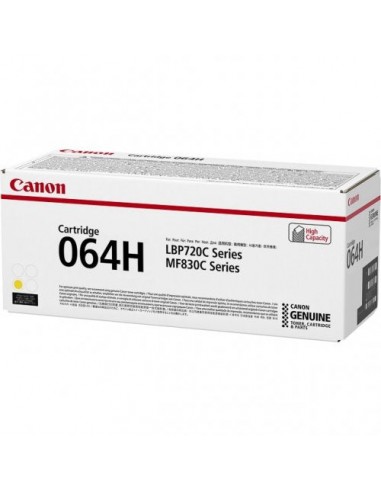 Canon 64H - Toner authentique 4932C001 - Yellow brillant des détails fins